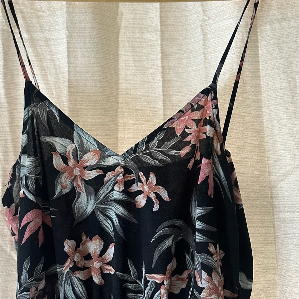 Floral Spaghetti Strap Top